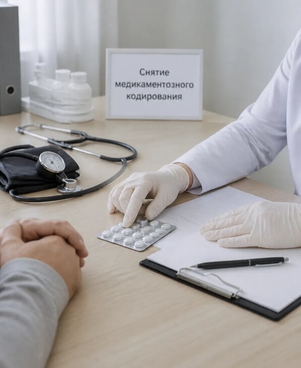 Снятие медикаментозного кодирования в Сальске от 5084 р. | Медзона